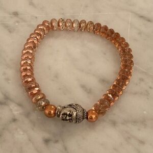 🔸NWT🔸 Czech Glass Buddha Bracelet